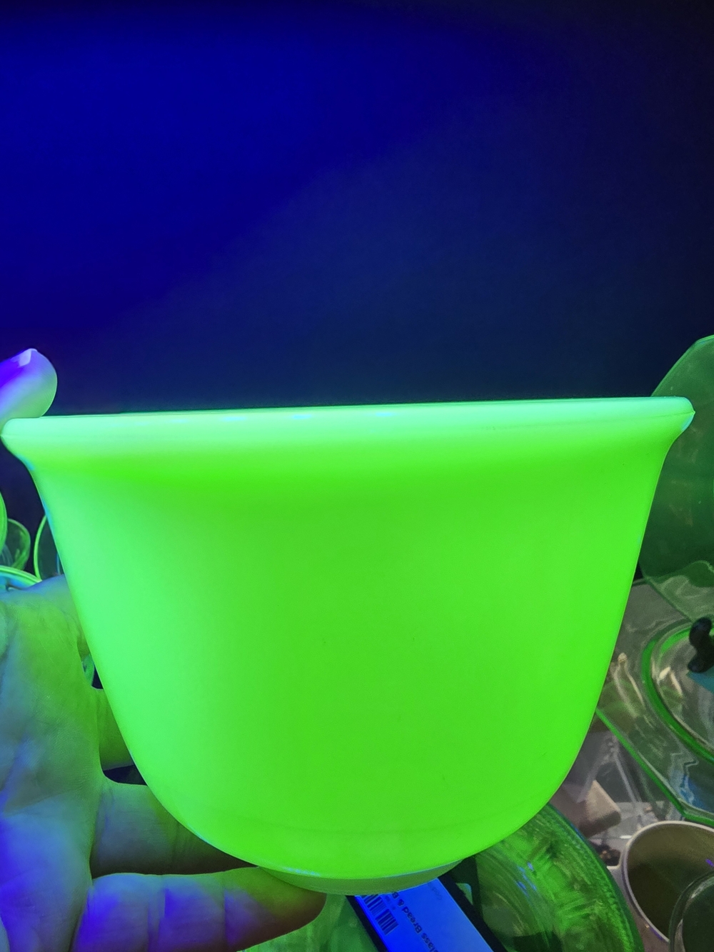 Jadite Green Glass Bowl